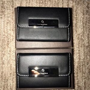 Turquoise Business Card Holder